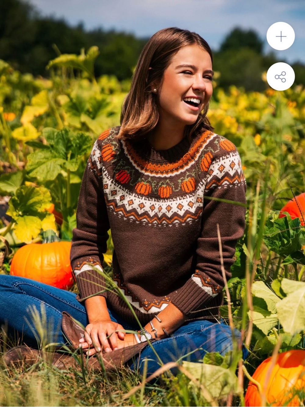 Kiel James Patrick Cozy Pumpkin Sweater